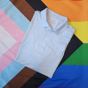 Vineyard Vines Men's Short Sleeve Sankaty Polo Shirt - Performance Stretch Blue